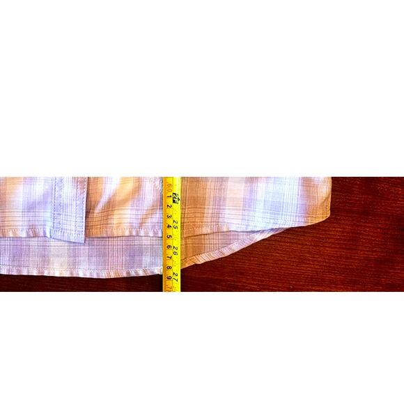 Orvis Purple White Work Flat Creek Button Up Shirt Blouse, New. Woman's Sz S - Picture 10 of 10